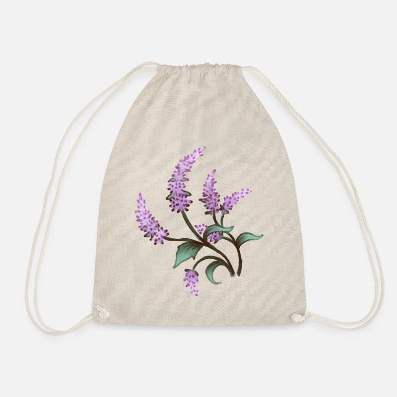 Blume 1 - Turnbeutel - Natur