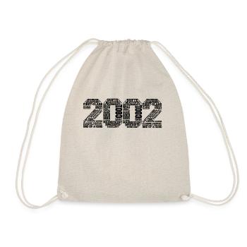 Birthday Women Men Born 2002 - Drawstring Bag - nature - Front