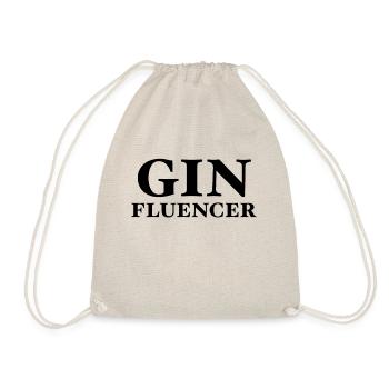 Gin-Fluencer Drôle De Tenue Alcool - Sac de sport léger - nature - Devant