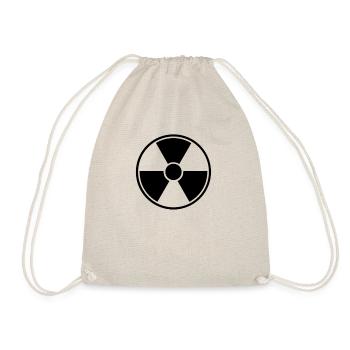 Drôle de conception radioactive - Sac de sport léger - nature - Devant