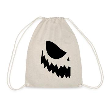 Partner Outfit Halloween Pumpkin - Drawstring Bag - nature - Front