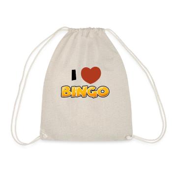 Tenue de jeu de bingo J’adore Bingo - Sac de sport léger - nature - Devant