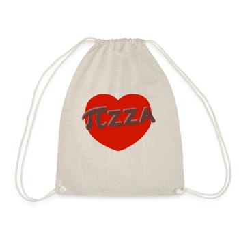 Funny pizza outfit for pizza lovers and - Drawstring Bag - nature - Front
