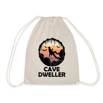 Cave Dweller - Caving - Cave Explorer Speleology - Drawstring Bag - nature - Front