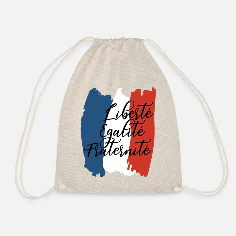 Liberté Égalité Fraternité - Turnbeutel - Natur