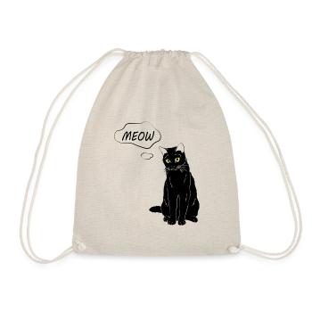 Cute Cat Meow - Amoureux des chats - Sac de sport léger - nature - Devant