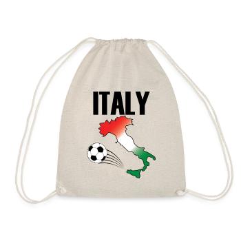 Italy Flag Italian Fan - Drawstring Bag - nature - Front