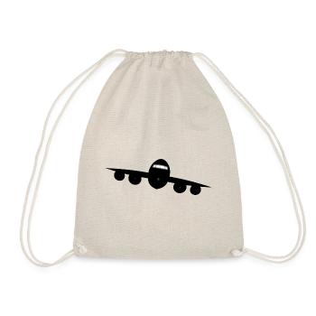 Das Flugzeug - Turnbeutel - Natur - Vorne
