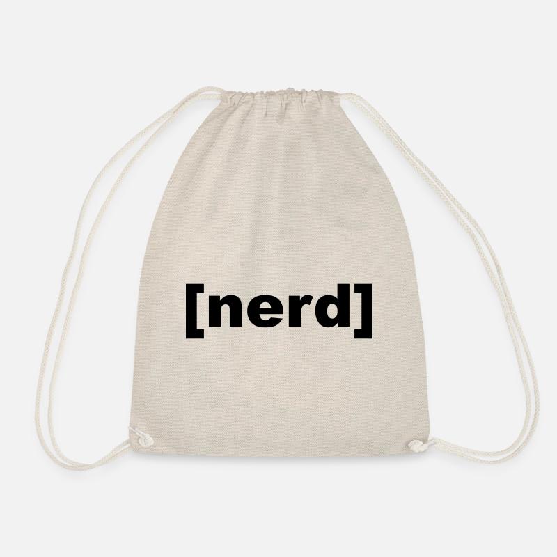 Nerd - Drawstring Bag - nature