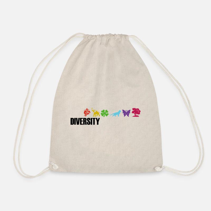 diversity - Drawstring Bag - nature