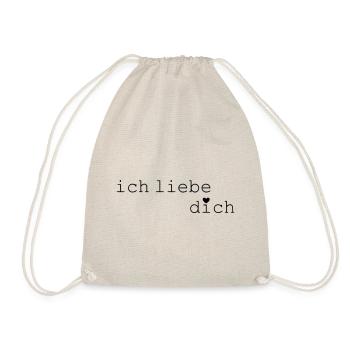 Ich liebe dich - Turnbeutel - Natur - Vorne