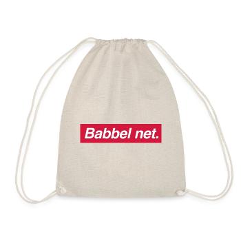 Babbel net hessen frankfurt ebbelwoi 069 gift - Drawstring Bag - nature - Front