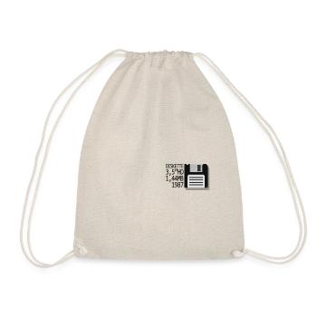 PixelArt - Disquette - Sac de sport léger - nature - Devant