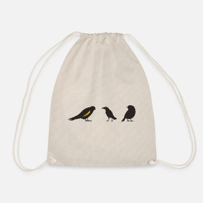 Reggae Birds - Drawstring Bag - nature
