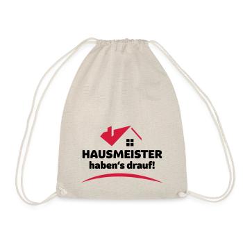 Hausmeister - Turnbeutel - Natur - Vorne