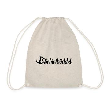schietbüddel - Turnbeutel - Natur - Vorne