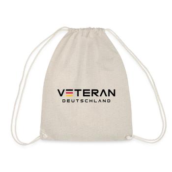 Veteran Deutschland Logo - Turnbeutel - Natur - Vorne