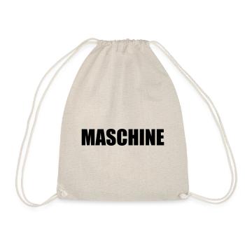 Maschine - Turnbeutel - Natur - Vorne