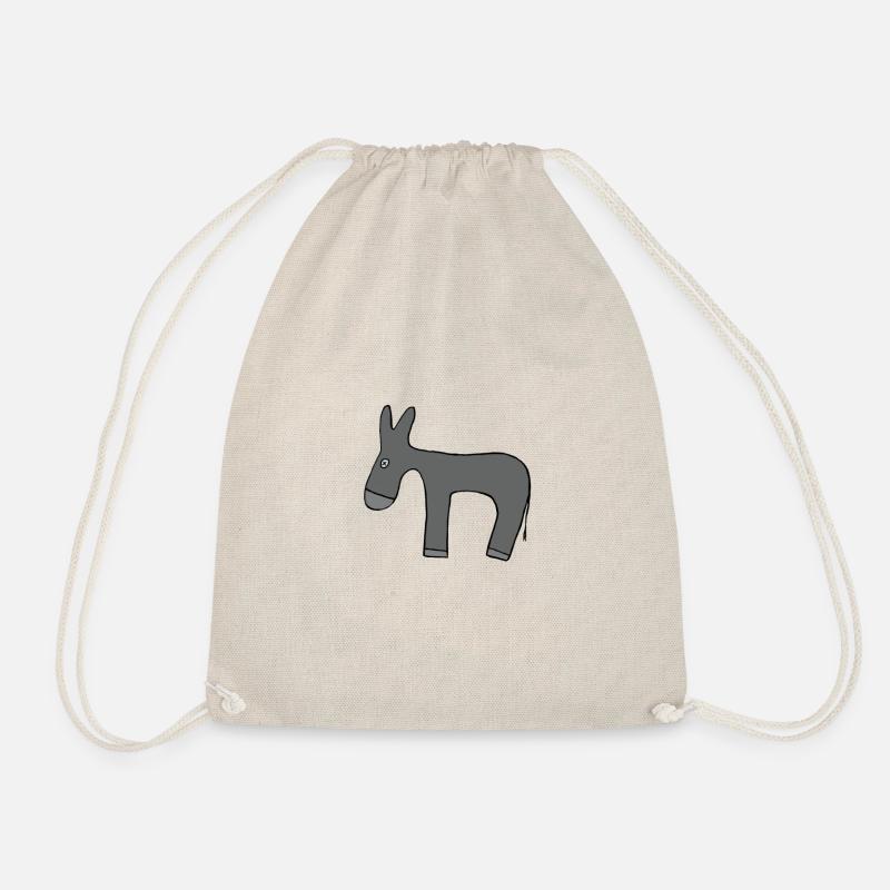 donkey - Drawstring Bag - nature