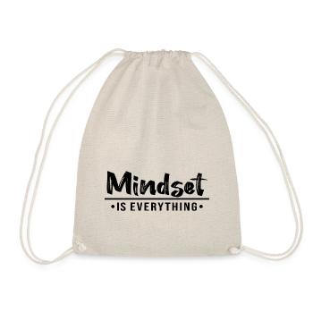 MINDSET IS EVERYTHING - Turnbeutel - Natur - Vorne