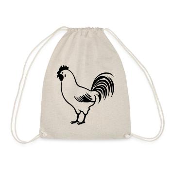 Chicken - Drawstring Bag - nature - Front