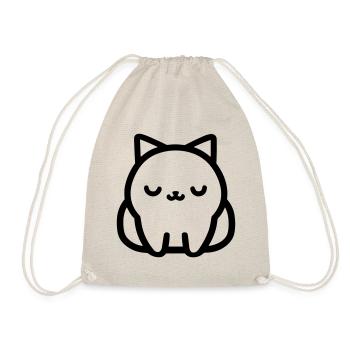 Katze - Turnbeutel - Natur - Vorne