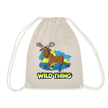 Elch - Wild Thing - Turnbeutel - Natur - Vorne