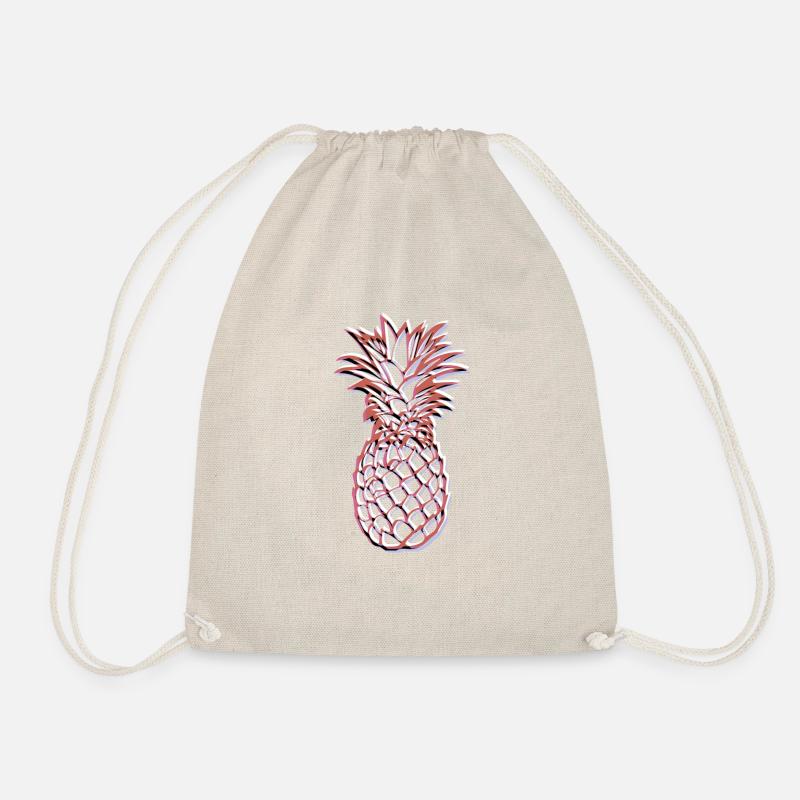 Pineapple- Ananas - Turnbeutel - Natur