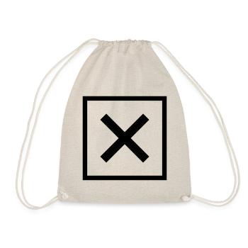 Croix X Icône icône - Sac de sport léger - nature - Devant