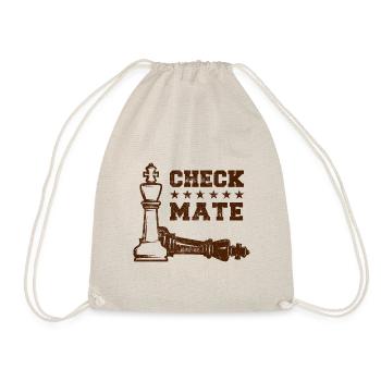 Checkmate Chess Chess saying - Drawstring Bag - nature - Front