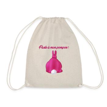 Parle à mon pompon - Sac de sport léger - nature - Devant
