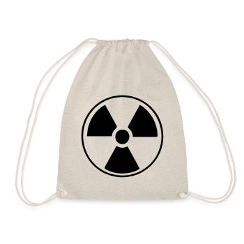 Radioactive Symbole radio-symbolique vecteur - Sac de sport léger - nature - Devant