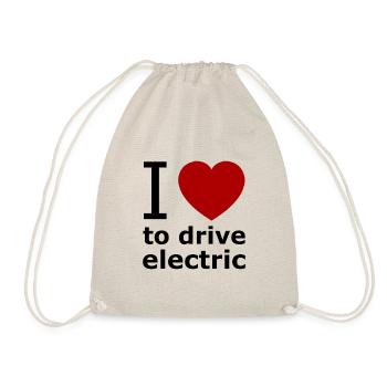 Electric car - Drawstring Bag - nature - Front