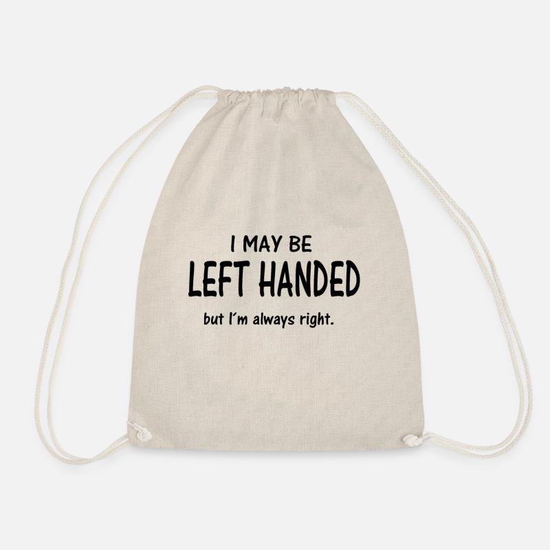 LEFT HANDED - Turnbeutel - Natur