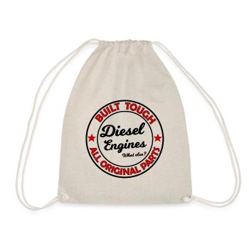 Displacement and Diesel Engine Fans - Drawstring Bag - nature - Front