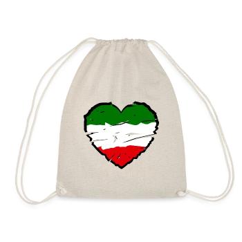 Herz von Italien - Turnbeutel - Natur - Vorne