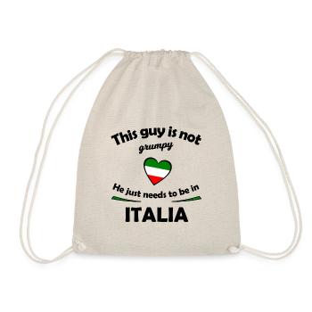 Grumpy in Italia - Drawstring Bag - nature - Front