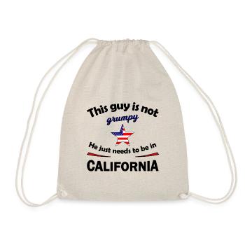 The trip to California - Drawstring Bag - nature - Front