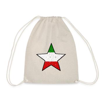 Star of Italy - Drawstring Bag - nature - Front