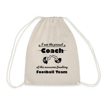 Der beste Trainer - Turnbeutel - Natur - Vorne