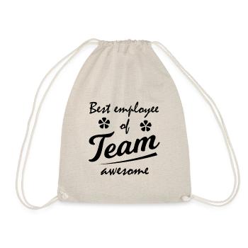 The best employee - Drawstring Bag - nature - Front