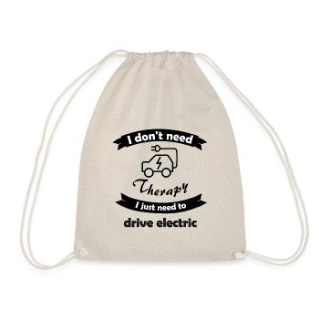 Driving electric cars - Drawstring Bag - nature - Front
