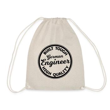The German Engineer - Drawstring Bag - nature - Front