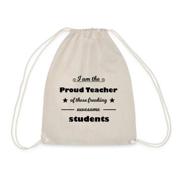 Le drôle de professeur d’école - Sac de sport léger - nature - Devant