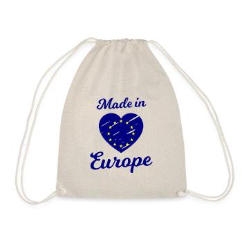 Love from Europe - Drawstring Bag - nature - Front