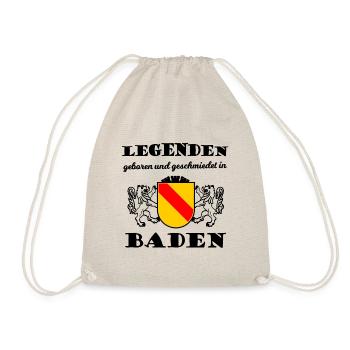 Né dans la belle ville de Bade - Sac de sport léger - nature - Devant
