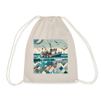 Rêve nautique : mer et motif - Sac de sport léger - nature - Devant