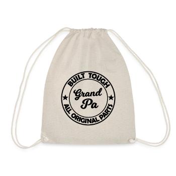 The very best grandpa - Drawstring Bag - nature - Front