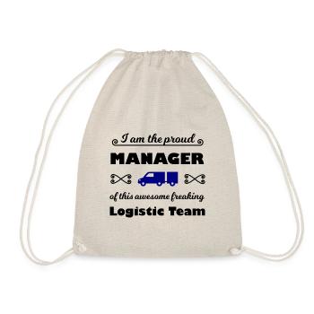 Le meilleur patron de la logistique - Sac de sport léger - nature - Devant