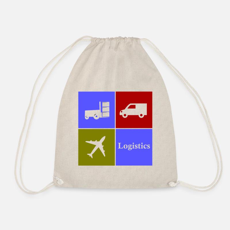 Die Logistik Symbole - Turnbeutel - Natur